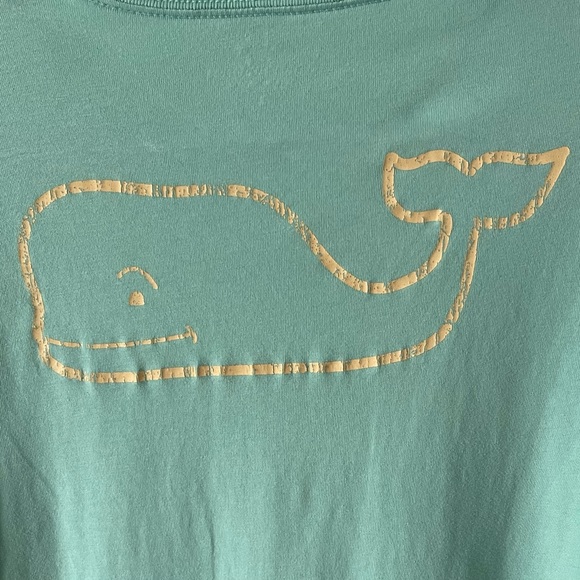 Boys Vineyard Vines Green Tee - Picture 2 of 5